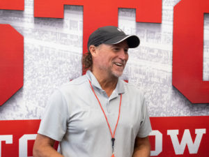 The University of Houston football team, led by head coach Dana Holgersen, held practice in their bubble.
