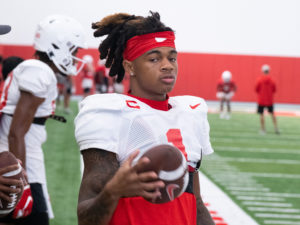 The University of Houston football team, led by head coach Dana Holgersen, held practice in their bubble.
