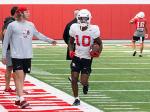 The University of Houston football team, led by head coach Dana Holgersen, held practice in their bubble.