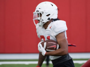 The University of Houston football team, led by head coach Dana Holgersen, held practice in their bubble.