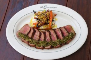 il Bracco serves only USDA prime beef, such as this New York strip steak. (Photo courtesy of il Bracco)
