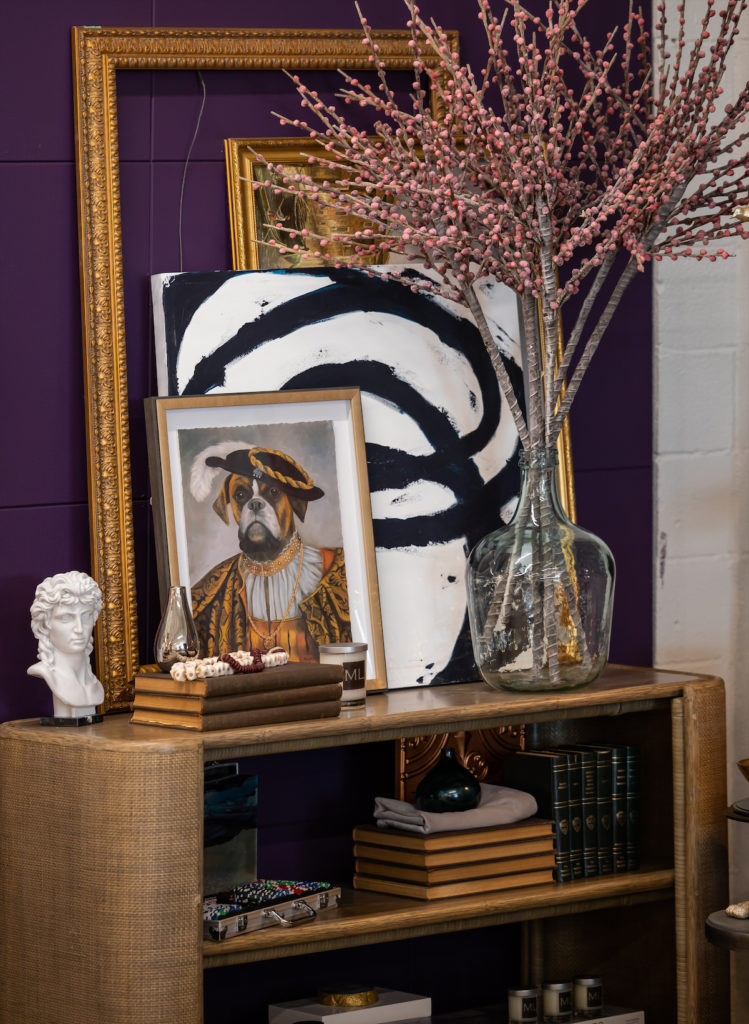 A groovy den by ML Interiors Group. (Photo by Aaron Dougherty)