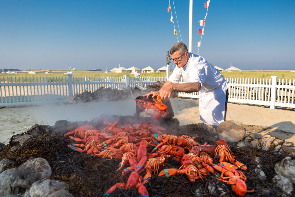 The culinary team at Chatham Bars Inn prioritizes fresh local seafood.