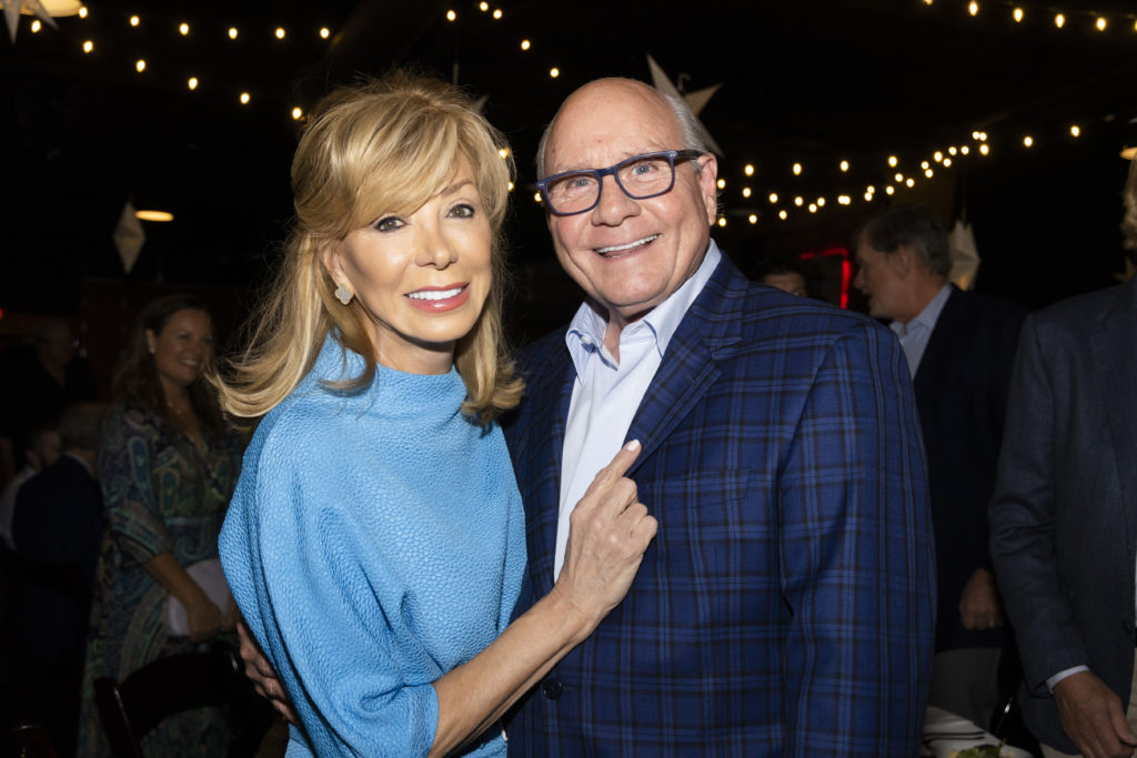 Olivia and Jeff Kearney at Rivertree Academy Dinner Under the Stars in Fort Worth, Texas on September 27, 2022. (Photo by Sharon Ellman)