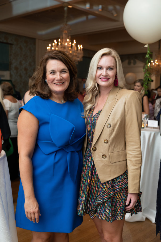 Shanna Bass, ASCF board member Ashley Beecher at the 'La Petite Maison' gala (Photo by Daniel Ortiz)