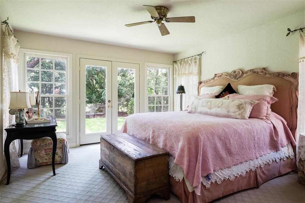 One of three bedrooms in 5331 W Mockingbird Lane. 