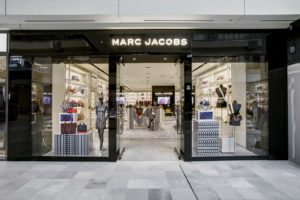 Marc Jacobs has opened its first full-line store in Houston’s Galleria, tucked between Nespresso and Tag Heuer near The Galleria Financial Center.