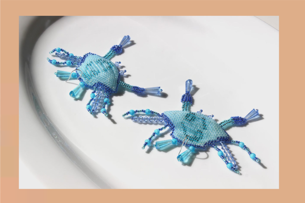 Cancer from Madre Hija's Zodiac collection, $125