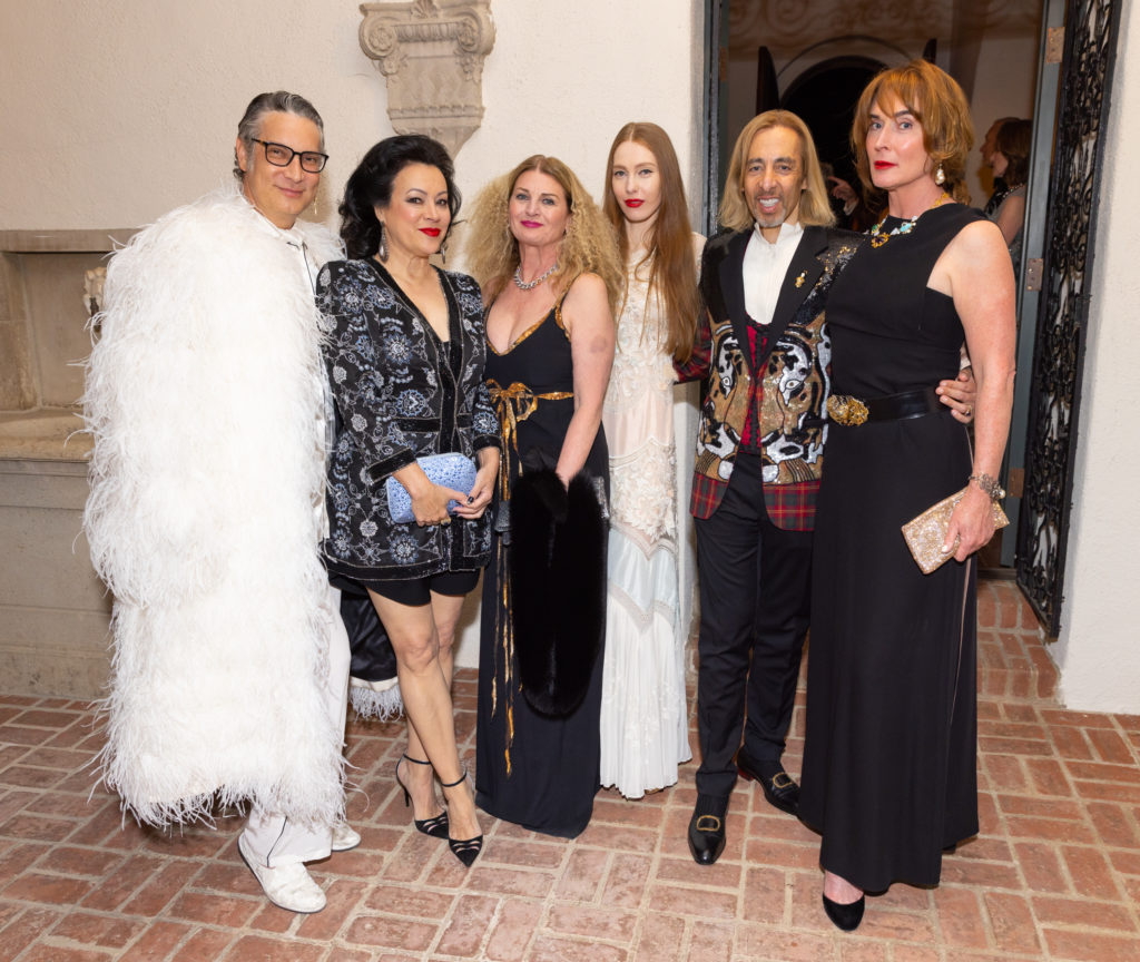 Cameron Silver, Jennifer Tilly, Marilyn Heston, Alena and Alex Bouzari, Amber Sakai (Photo by Allison Buck)