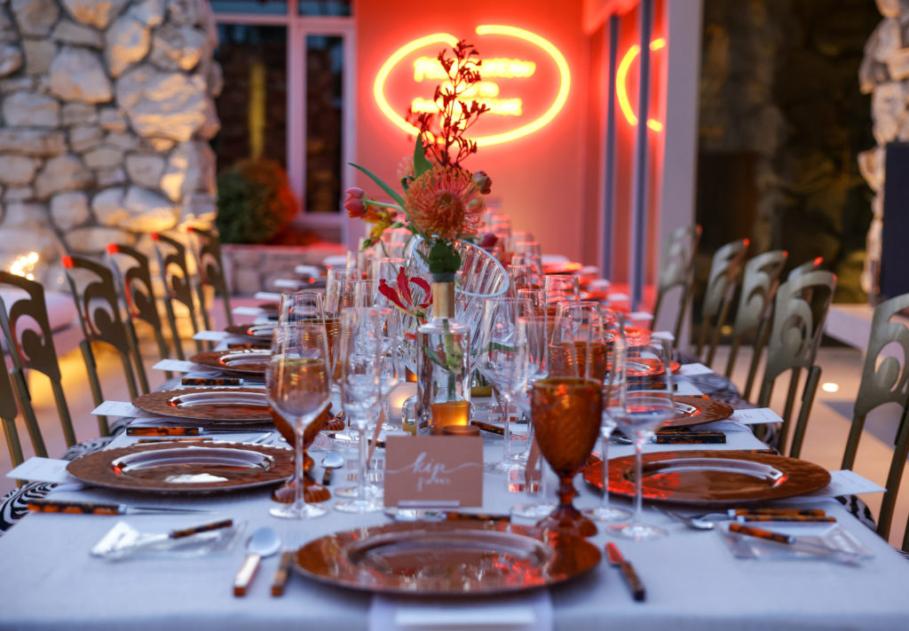 A beautifully set table
(Photography by Tiffany Rose Koury)