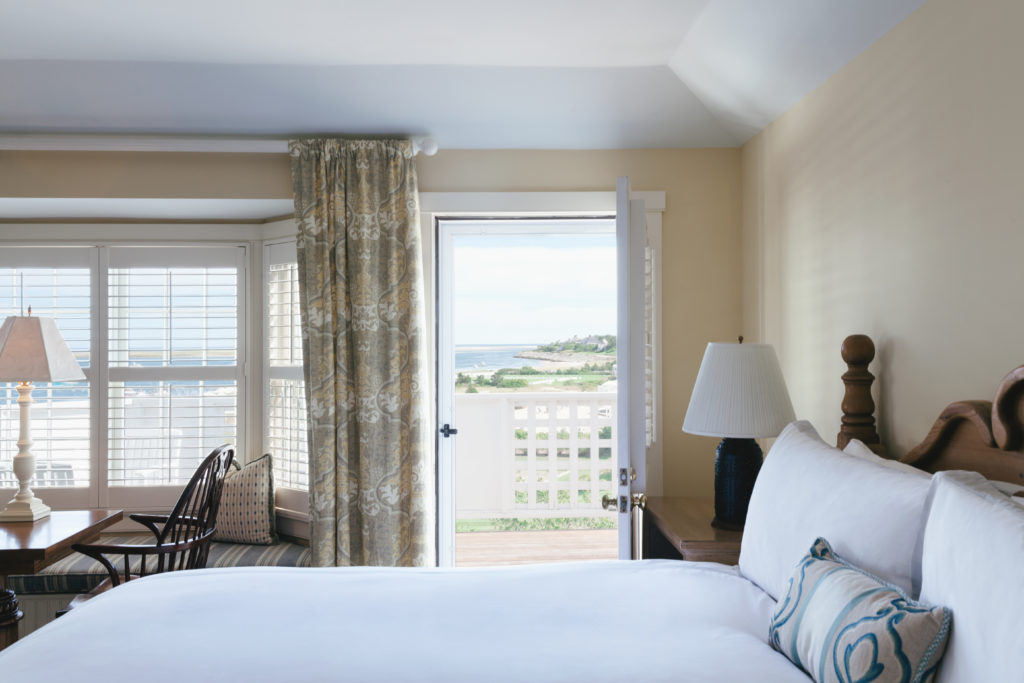 Many of the rooms at Chatham Bars Inn offer pristine views of the harbor.