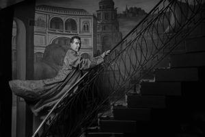 603 Hutton Wilkinson PORTRAIT ON STAIRS