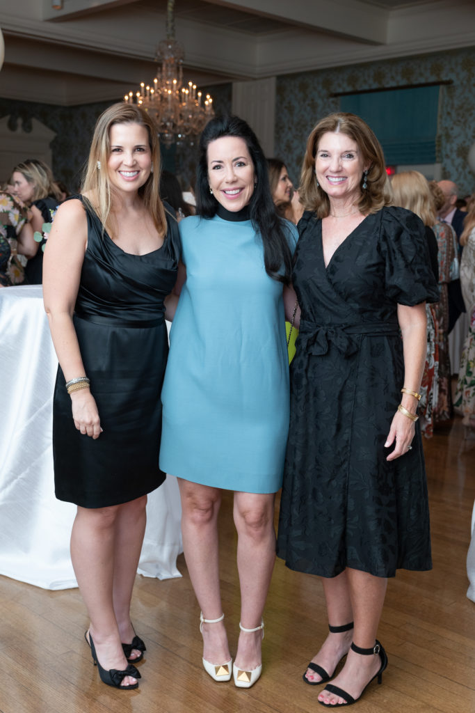 Dabney Junell, Julie Dodson Webster, Betsy Austin at the 'La Petite Maison' gala (Photo by Daniel Ortiz)