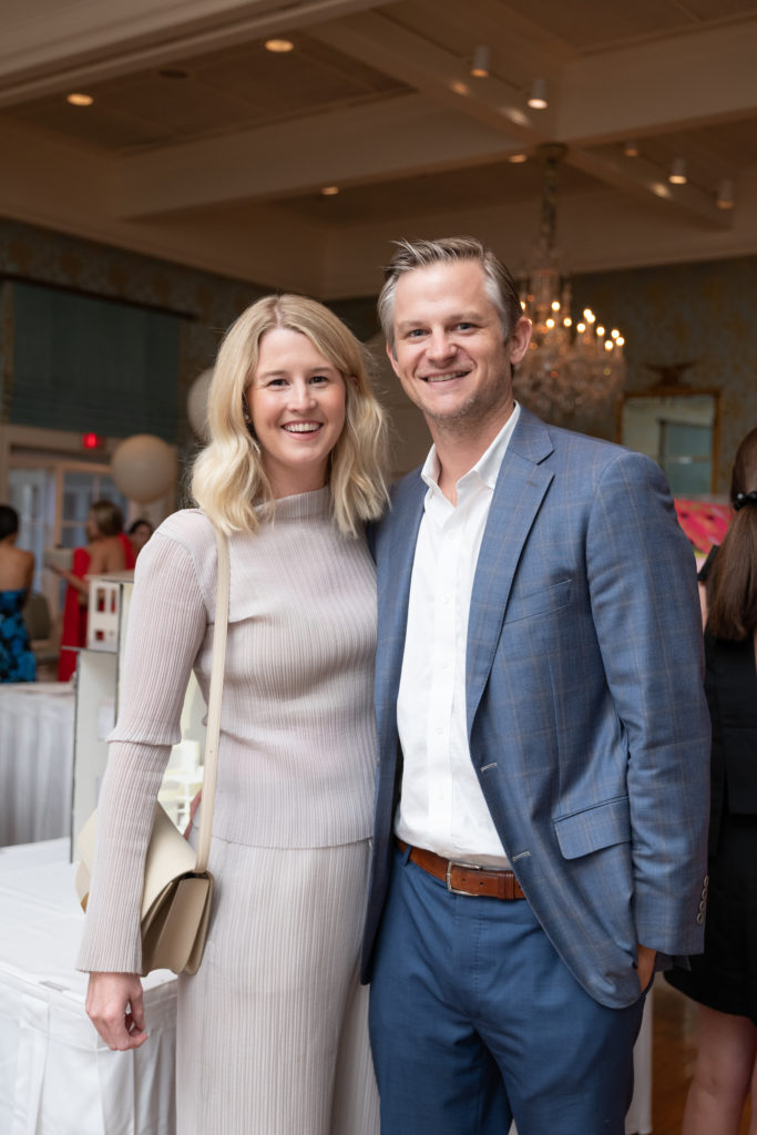 Interior designer Devon Liedtke & Taylor Liedtke at the 'La Petite Maison' gala (Photo by Daniel Ortiz)
