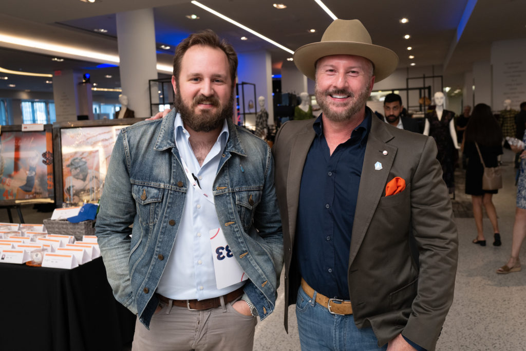 Tenenbaum's Alex Perkins, Tony Bradfield at the Houston Astros Team Up event at Tootsies (Photo by Daniel Ortiz)