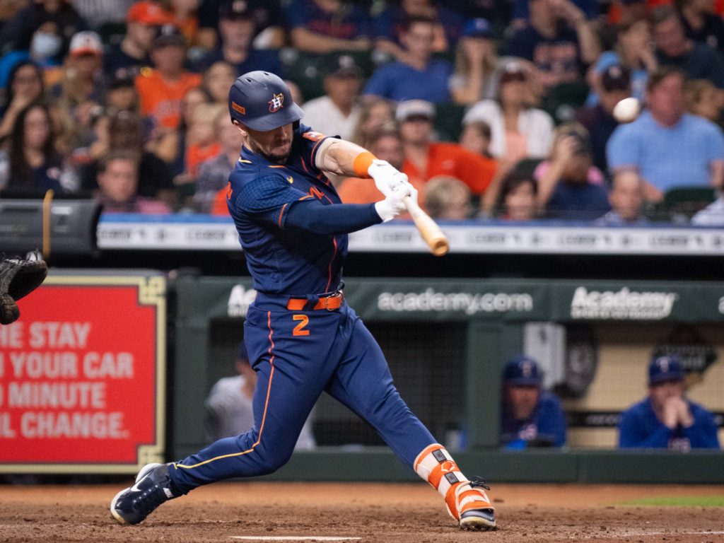 Astros third baseman Alex Bregman has shown that concerns about his swing are unfounded. (Photo by F. Carter Smith)