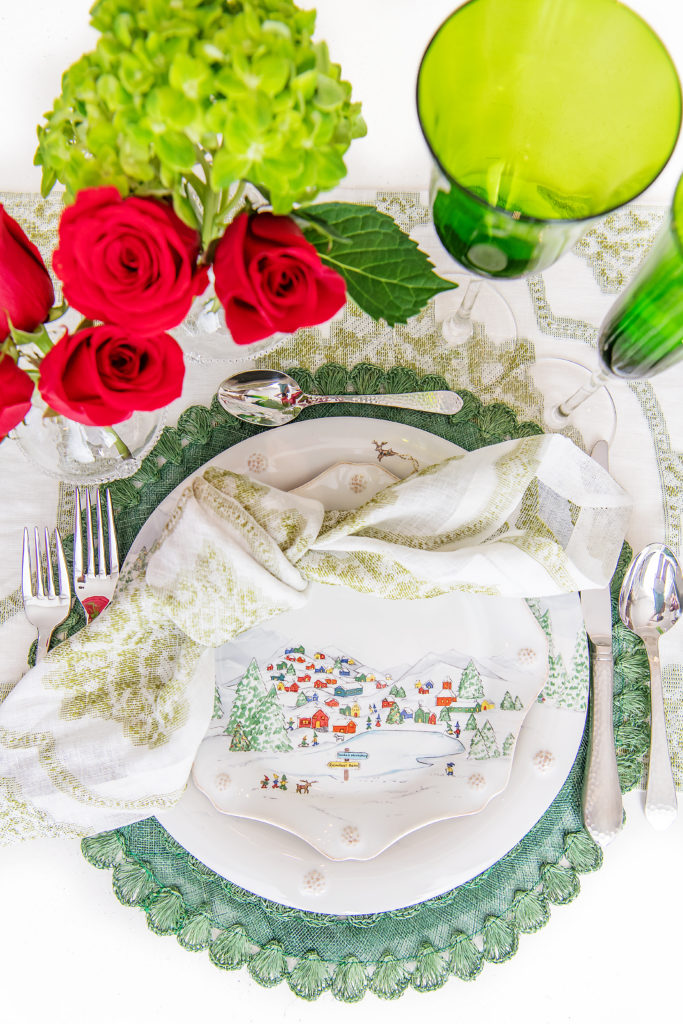 Bering's sets the perfect holiday scene with their festive tablescapes.