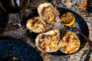 Baked Oysters at Gatsby’s Prime Seafood