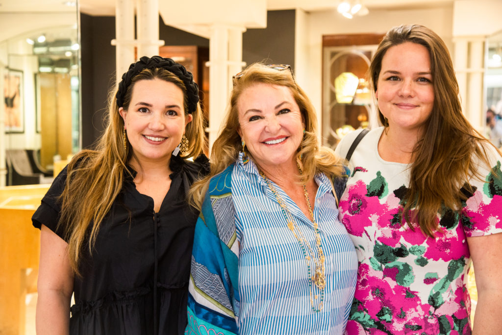 Caroline Harrison, Laurie Harrison, Francis Harrison. (Photography by Hal Samples) 