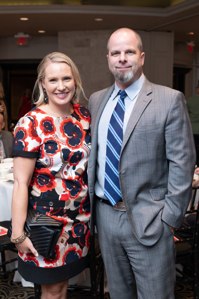 Cathleen Fishel, Dr. James McCarthy at the El Centro de Corazón luncheon (Photo by Daniel Ortiz)