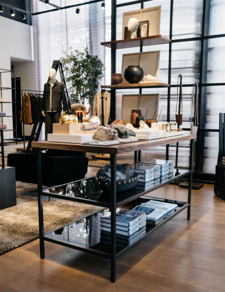 Mindful decor in the Living section.  (Photo by Caroline Fontenot)