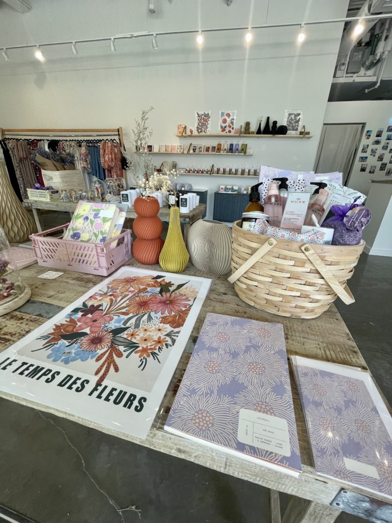 Handmade soaps, stationery, candles, diffusers and room sprays are among the French imports.