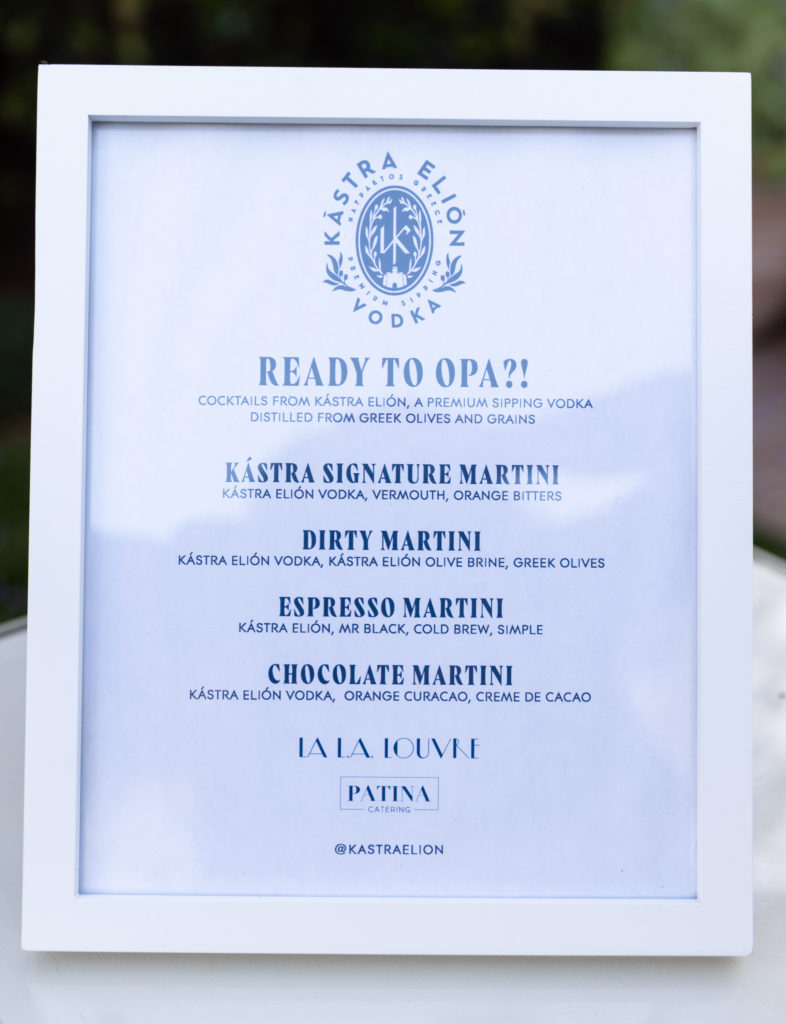 Kastra Elion's cocktails at the Bell's home (Photography Allison Buck)