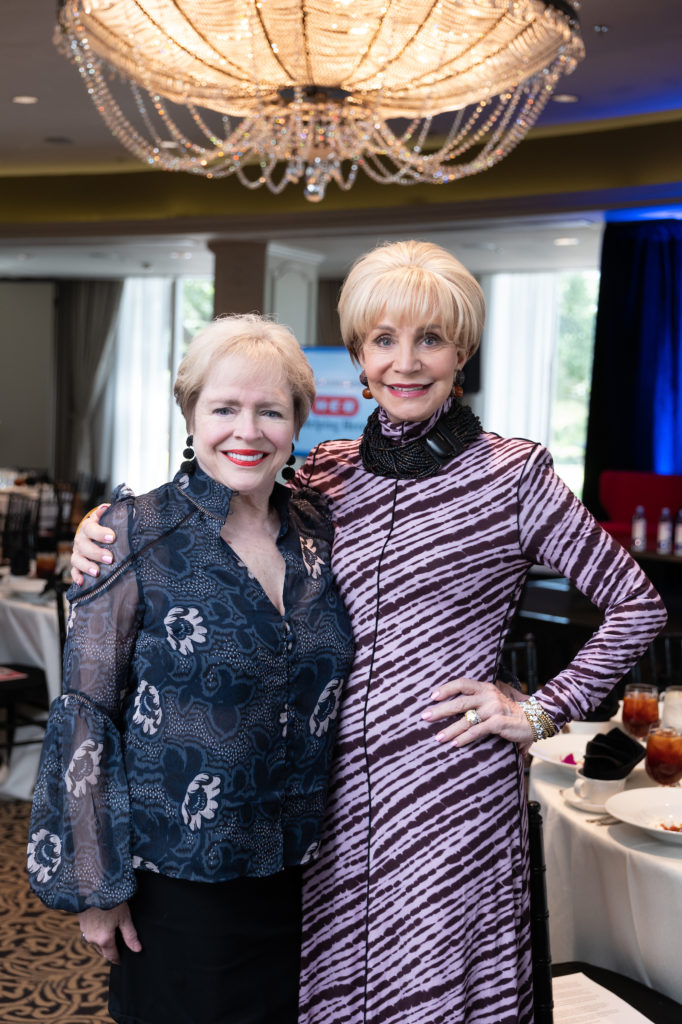 Leila Perrin, Leisa Holland-Nelson Bowman at the El Centro de Corazón luncheon (Photo by Daniel Ortiz)