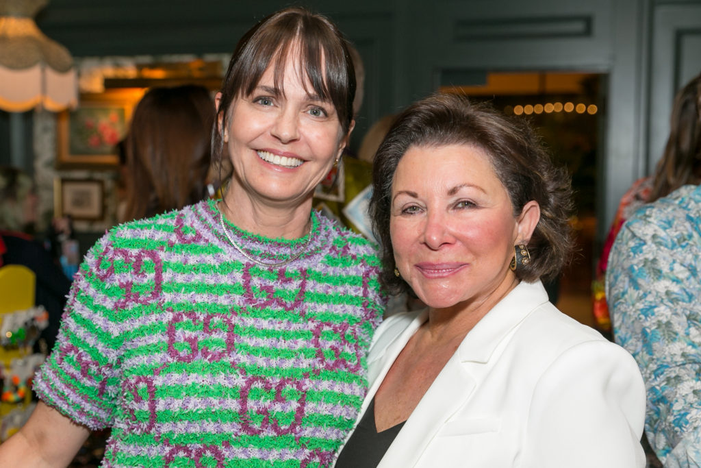 Marnie Greenwood, Rosie Meyers at Orange Show Gala kickoff (Photo by Emily Jaschke)