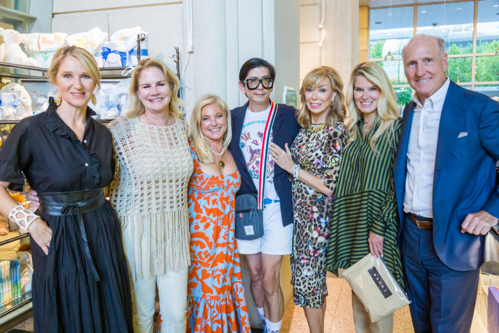 Mignon Jones, Michelle Moussa, Leisa Street, Billy Fong, Olivia Kearney, Paige Lane, Crawford Brock. (Photography by Hal Samples) 