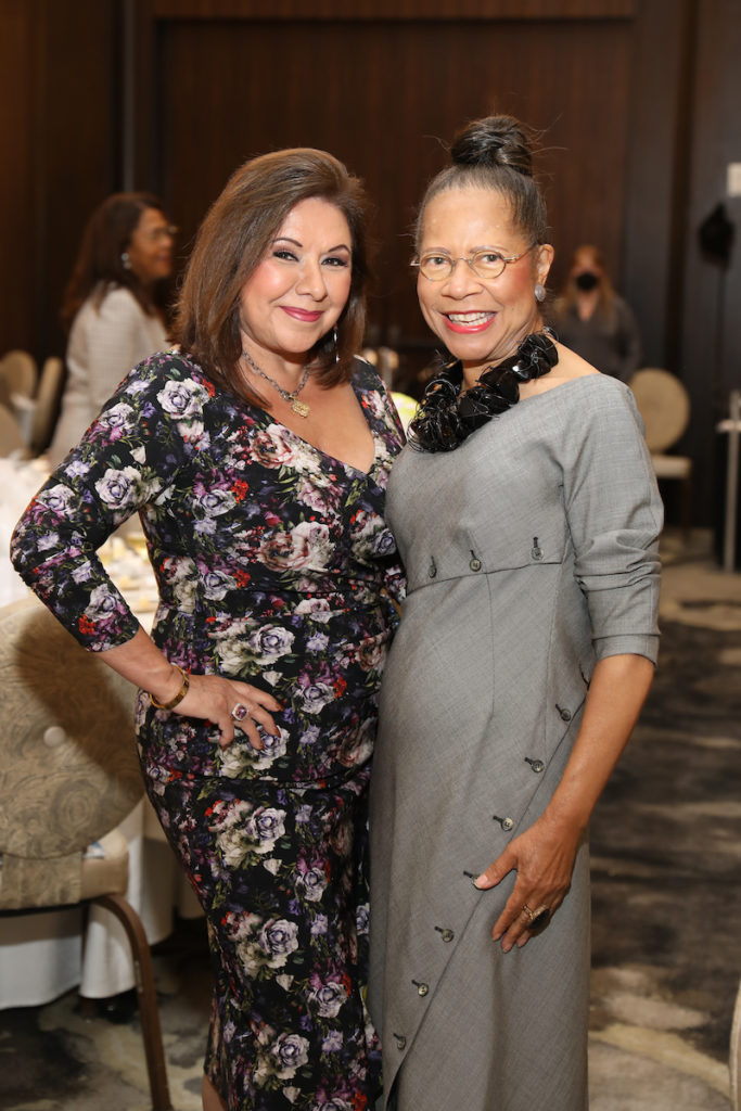 Debbie Festari, Merele Yarbrough at the 2022 Best Dressed luncheon  (Photo by Priscilla Dickson)