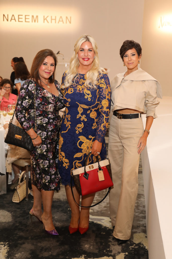 Debbie Festari, Stephanie von Stein, Dominique Sachse at the 2022 Best Dressed luncheon (Photo by Priscilla Dickson)