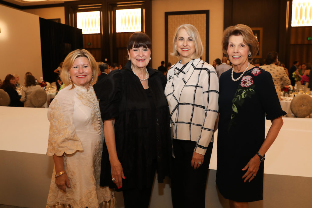 Maureen Higdon, Cynthia Allshouse, Susan Hansen, Lilly Andress at the 2022 Best Dressed luncheon (Photo by Priscilla Dickson)