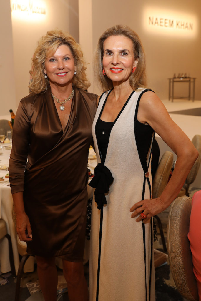 Susan Plank, Celina Hellmund at the 2022 Best Dressed luncheon (Photo by Priscilla Dickson)