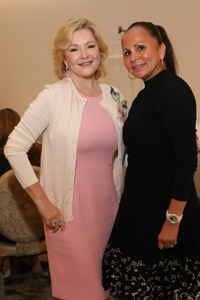 Whitney Crane, Neiman Marcus personal stylist Janie Luna at the 2022 Best Dressed luncheon  (Photo by Priscilla Dickson)