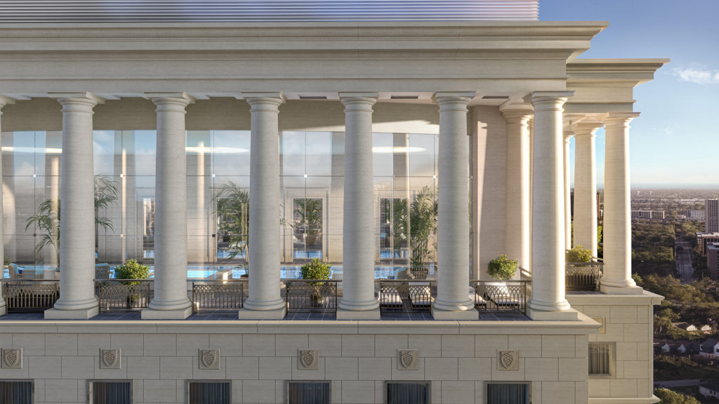 Detail of the 1661 Tanglewood hummingbird crown, design by Jackson & Ryan Architects.