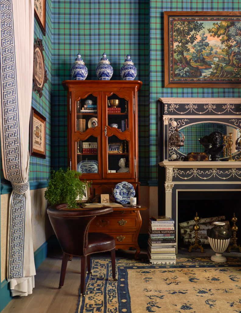 A classic American American Country House Study by Anthony Baratta (Photo by Nathan Schroder)