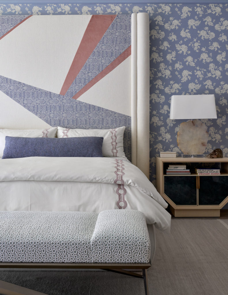 Natasha Baradaran's primary bedroom, The Empowered Woman, is a love letter to femininity. (Photo by Nathan Schroder)