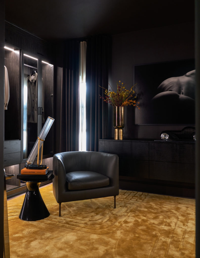 His Closet by Huma Sulaiman was inspired by a guest room in the enigmatic El Fenn hotel in Marrakech. (Photo by Nathan Schroder)