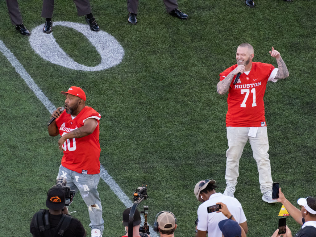 Bun B and Paul Wall are part of the unique Houston culture that the University of Houston athletics is trying to build with. (Photo by F. Carter Smith)