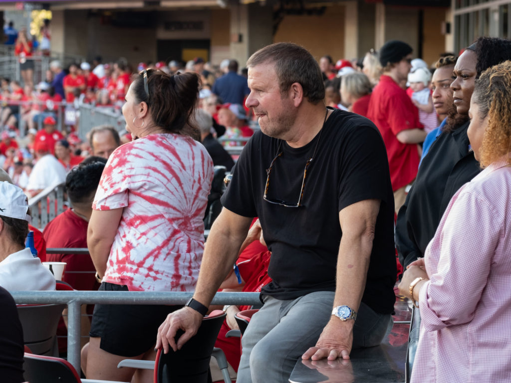Tilman Fertitta has made his feelings about Victor Wembanyama clear.(Photo by F. Carter Smith)