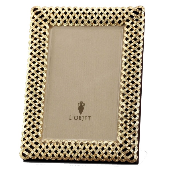 L'objet Gold Plate Braid Frame.