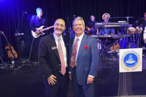 Michel Maksoud, Roland Garcia at the Mayor's Hispanic Heritage Awards ceremonies. (Photo by Vicki Pink)