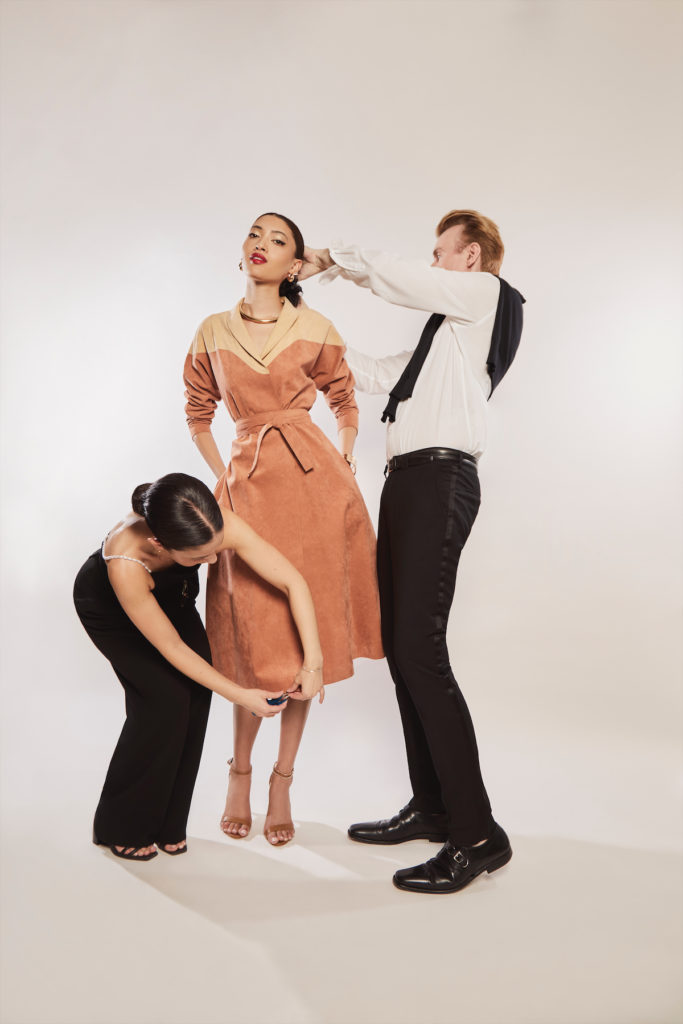 Ken Downing at Halston. (portrait by Enrique Figueroa Studio)