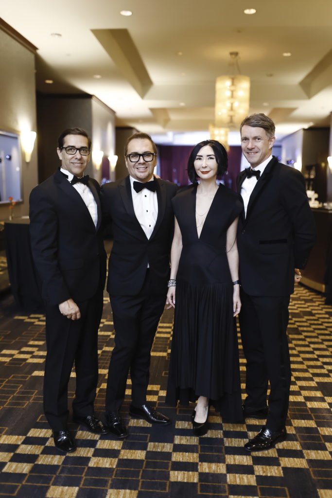 Marcelo Saenz & Adrian Dueñas, Carrie & Sverre Bandsberg-Dahl at the Operation Smile gala.