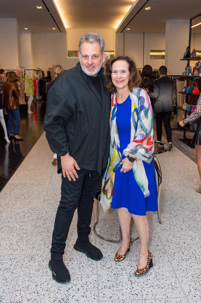 Kobi Halperin, Franelle Rogers at Tootsies presentation of the designer with his fall fashions. (Photo by Jacob Power)