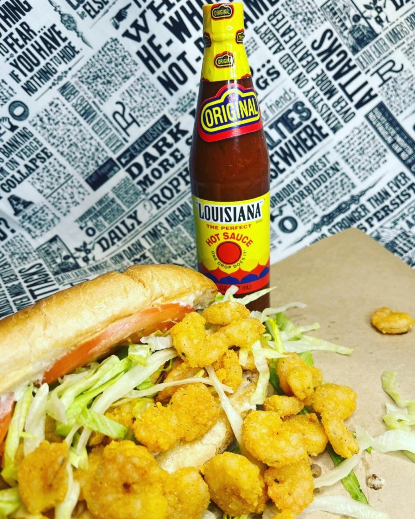 A sampling of what's to come at the new 1920 Po-Boy Kitchen inside Lyric Market downtown.