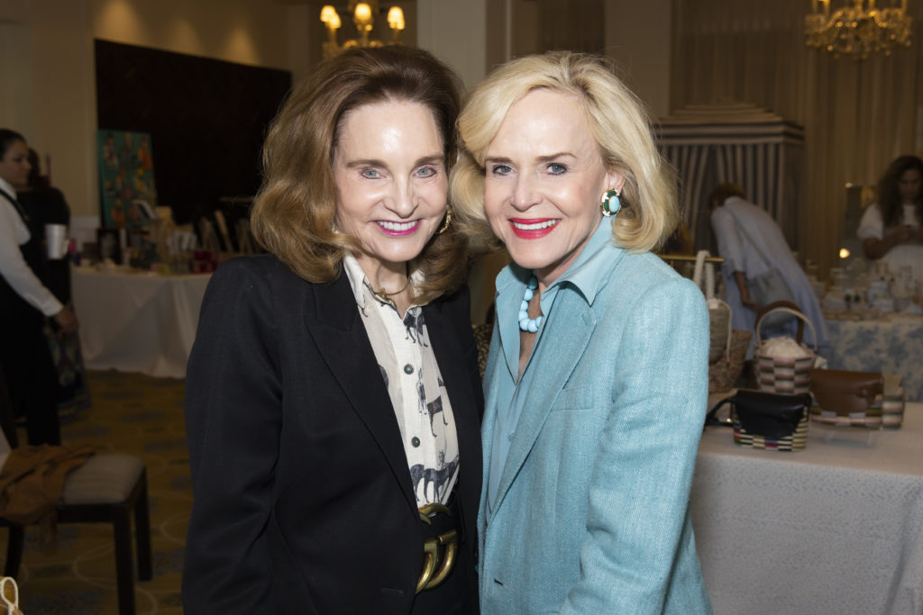 National Cowgirl Museum and Hall of Fame Board President Kit Moncrief and Elaine Agather at the Desert Rose Patron Party at River Crest Country Club in Fort Worth, Texas on October 5, 2022. (Photo by Sharon Ellman)