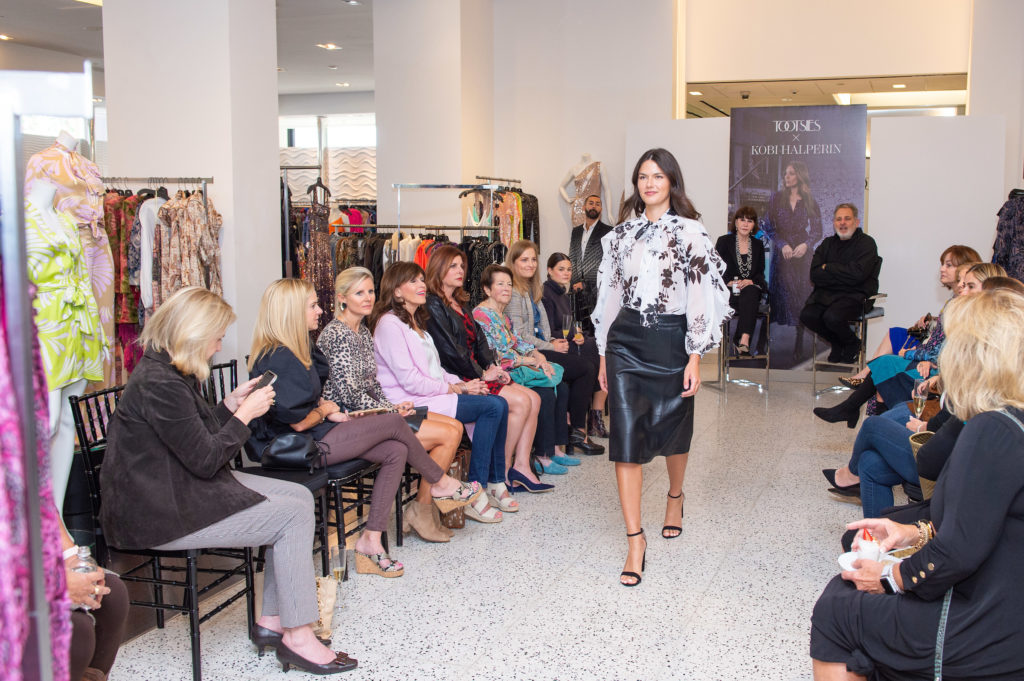 Kobi Halperin's designs under the re-introduced Ungaro label on the catwalk at Tootsies. (Photo by Jacob Power)