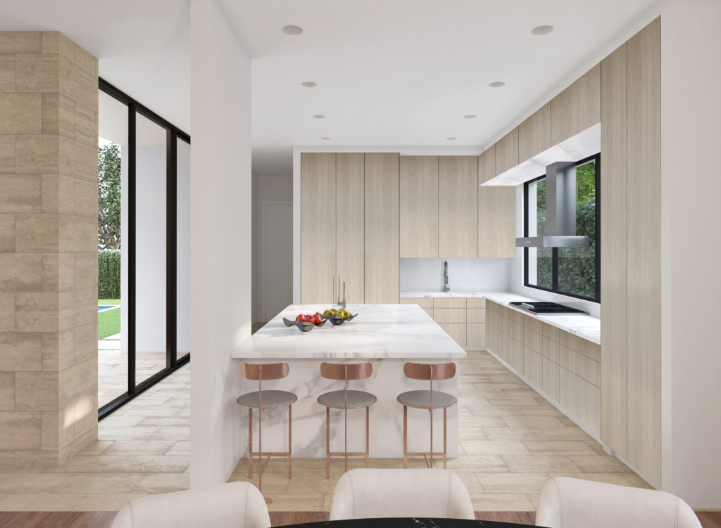 Craftsmen who are completing work on the Lauren Rottet home at 4010 Essex Lane will be on hand at the November 3 open house. (Rendering courtesy of Rottet Studio)